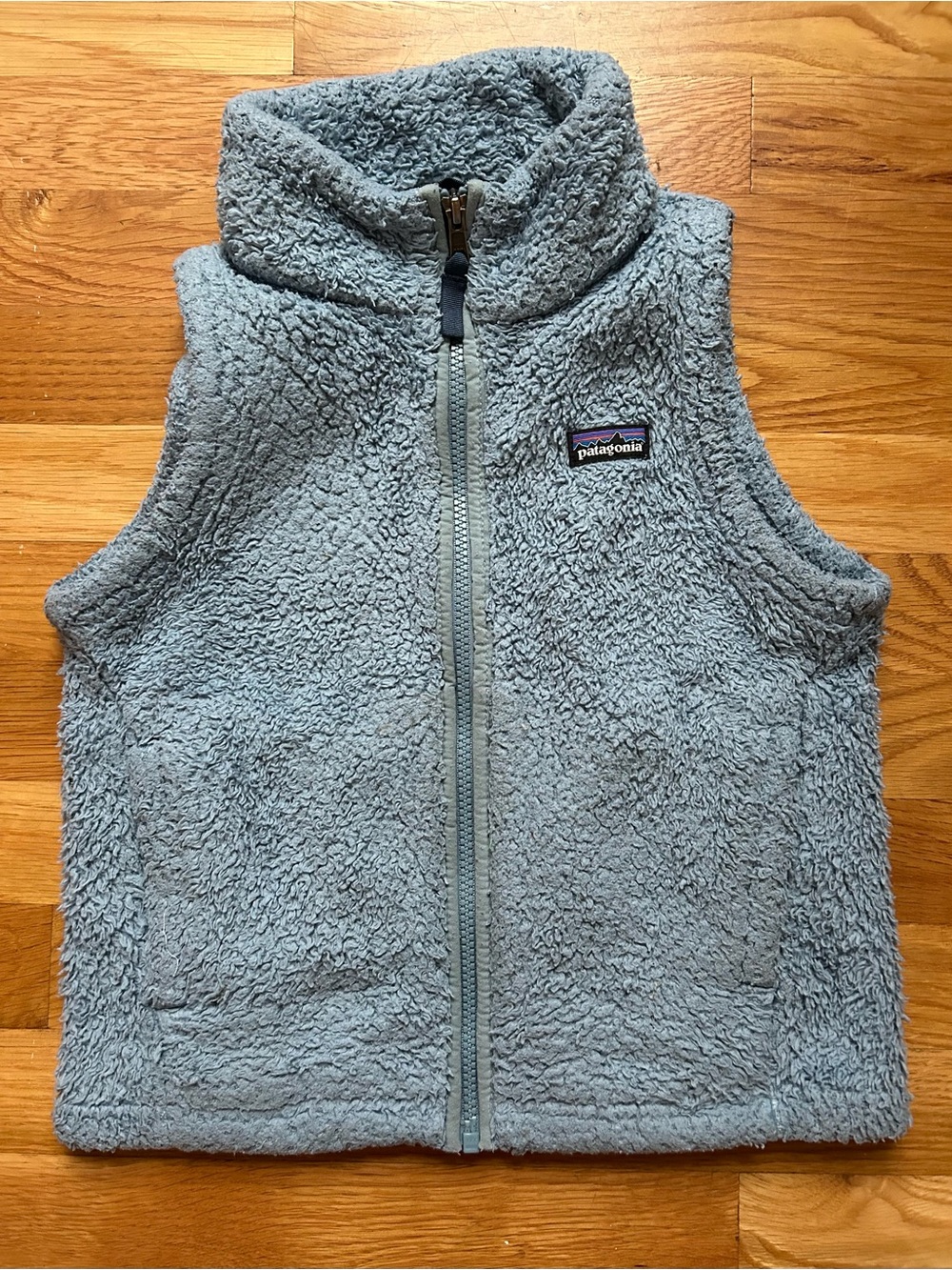 Patagonia Kids Los Gatos Fleece Vest - Size S (7-8) - Light Blue